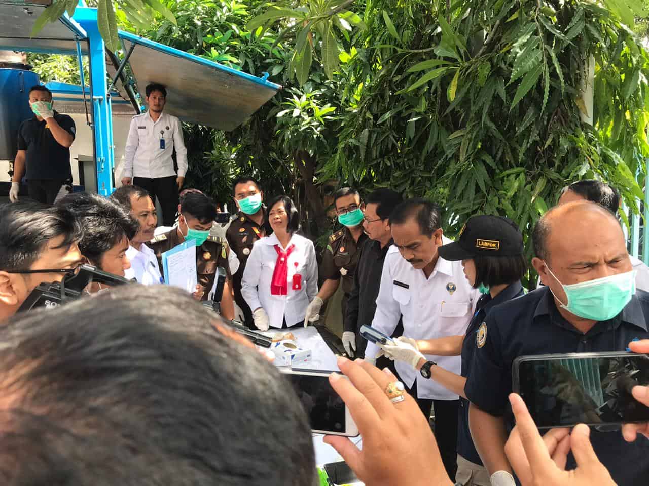 PEMUSNAHAN BARANG BUKTI SHABU DAN EKSTASI JARINGAN LAPAS DI BALI PEMUSNAHAN BARANG BUKTI SHABU DAN EKSTASI JARINGAN LAPAS DI BALI