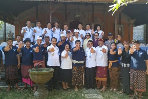 Peragaan Layanan Rehabilitasi berbasis Masyarakat (RBM) dan Agent Pemulihan pada desa Pemogan Densel Bali