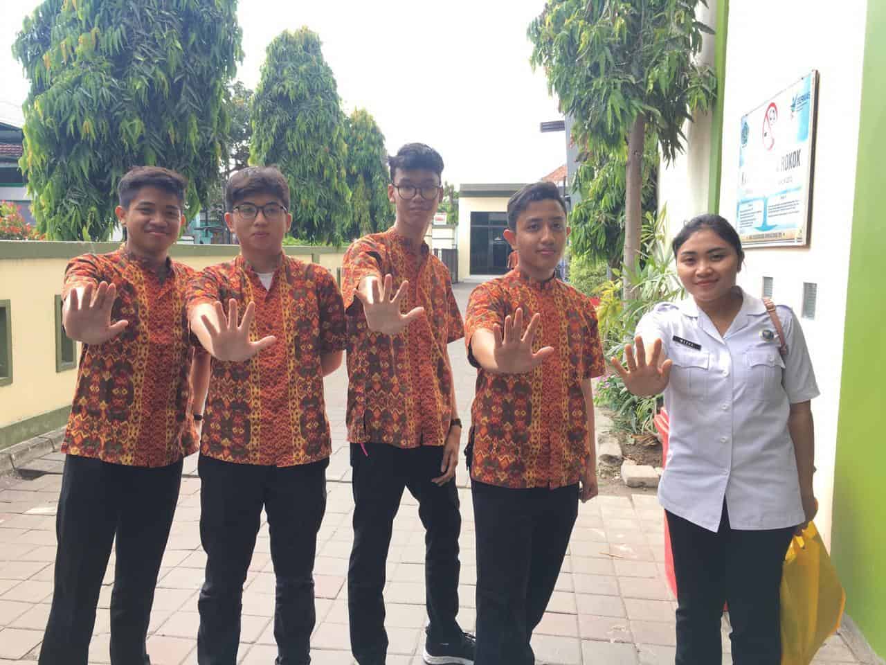 Diseminasi Informasi P4GN dengan para pelajar