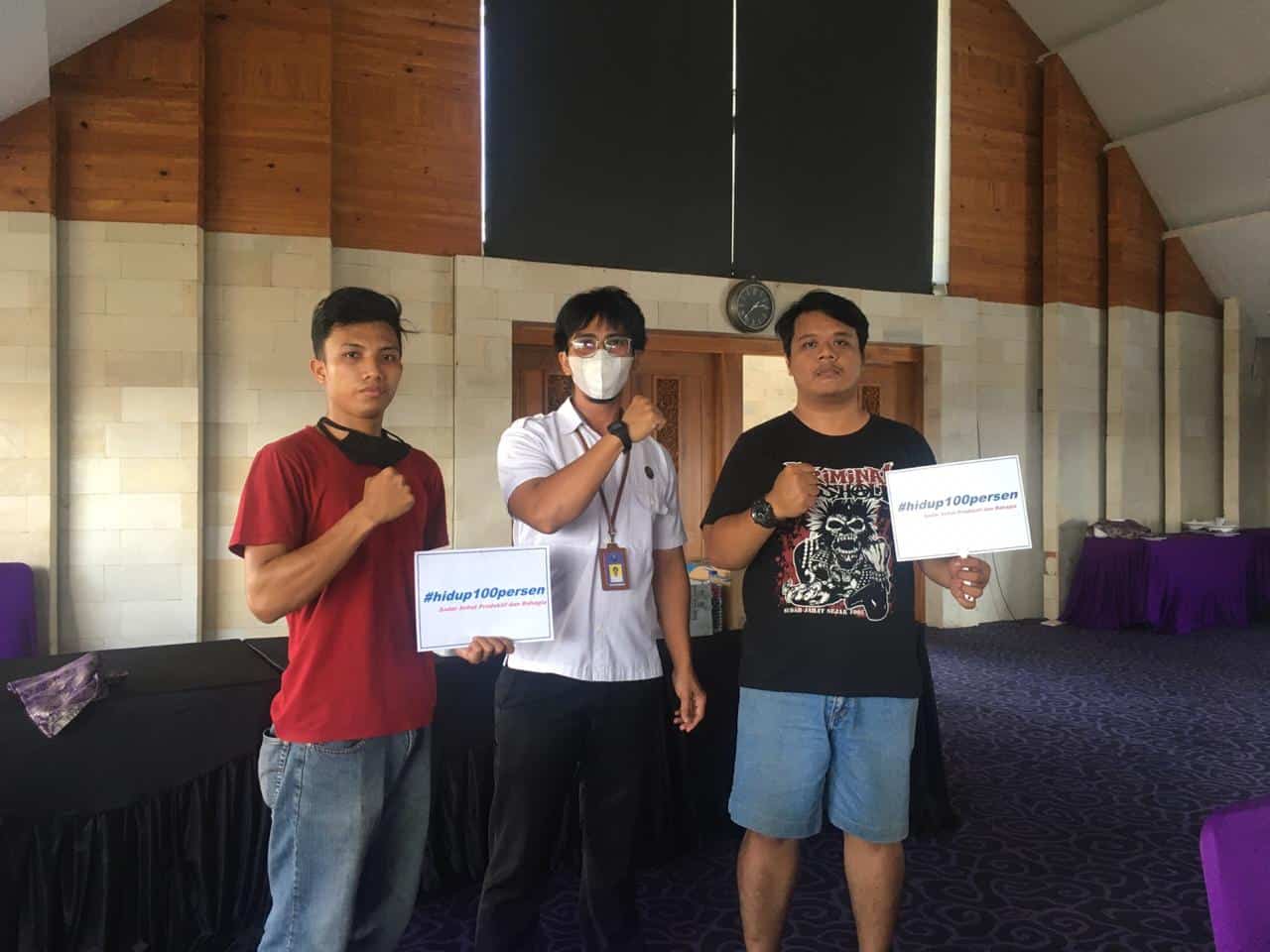 KIE P4GN dan tagar #hidup100persen kepada masyarakat Denpasar KIE P4GN dan tagar #hidup100persen kepada masyarakat Denpasar