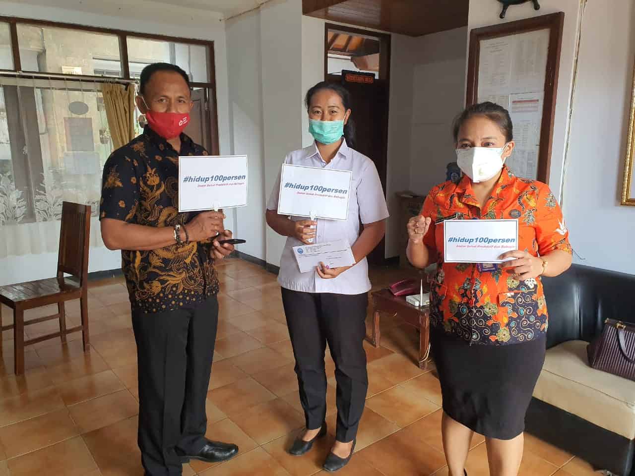 KIE P4GN dan #hidup100persen DENGAN MEDIA TATAP MUKA KIE P4GN dan #hidup100persen DENGAN MEDIA TATAP MUKA