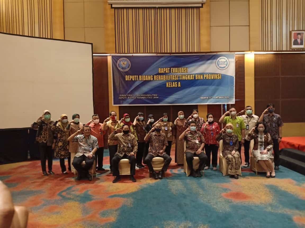 Rapat Evaluasi Deputi Bidang Rehabilitasi Tingkat BNN Provinsi Kelas A