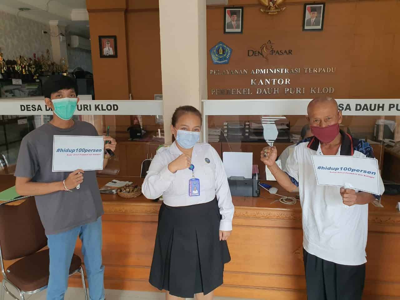 KIE P4GN dan #hidup100persen kepada Masyarakat KIE P4GN dan #hidup100persen kepada Masyarakat