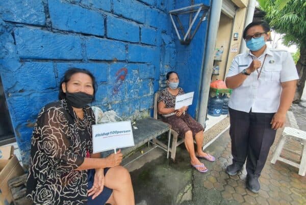 KIE P4GN dan #hidup100persen kepada Masyarakat