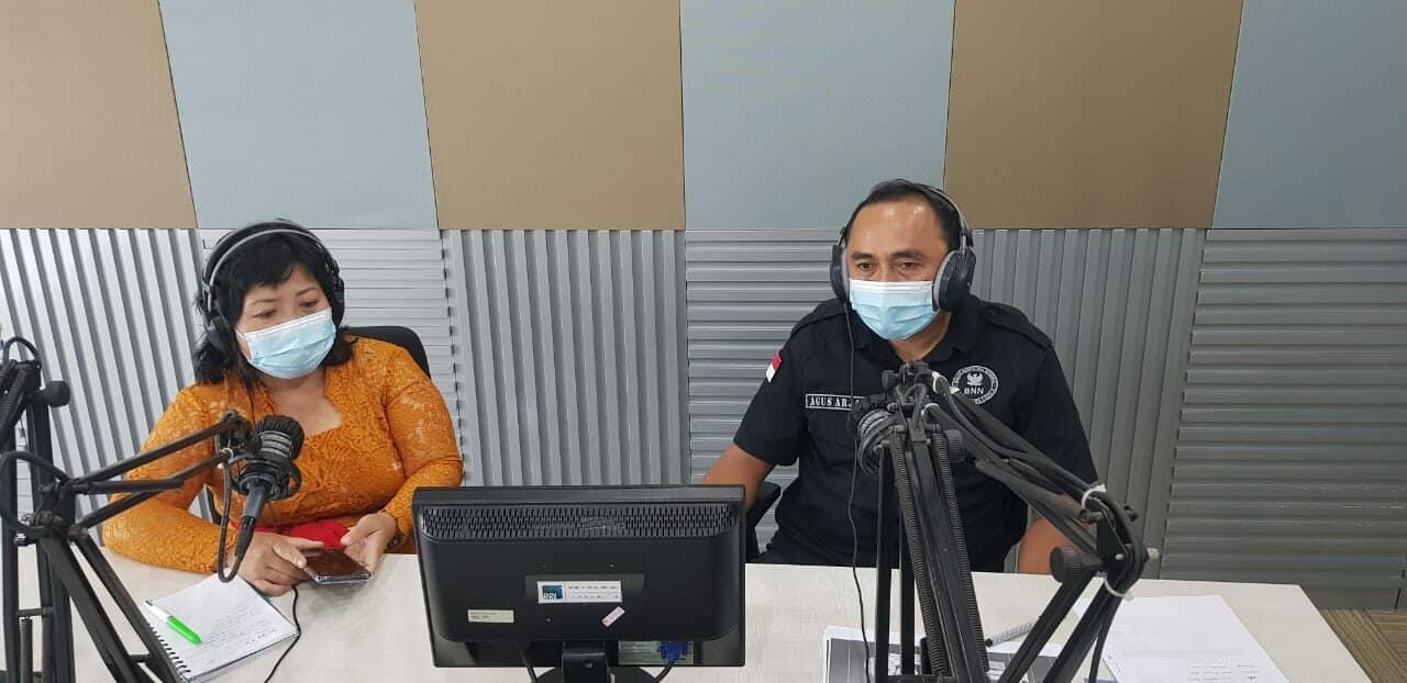 Dialog Pagi BNN Provinsi Bali Bersama Radio RRI Denpasar Konsep Otomatis