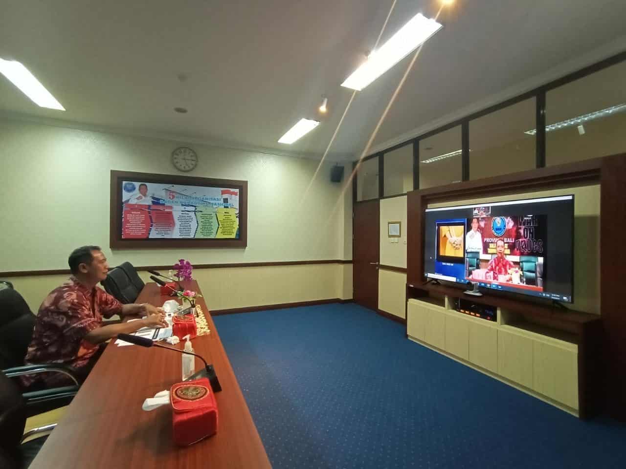 Sosialisasi Pencegahan Penyalahgunaan Narkoba Melalui Zoom Meeting Konsep Otomatis