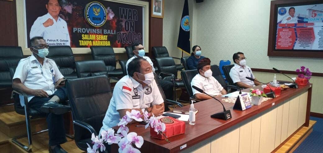 Rapat Virtual Bidang Pemberantasan BNN Konsep Otomatis