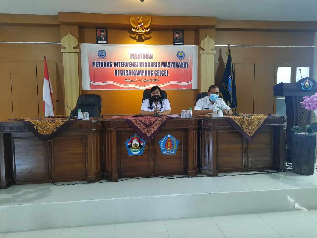 Pelatihan Petugas Intervensi Berbasis Masyarakat (IBM) Kabupaten Klungkung Konsep Otomatis