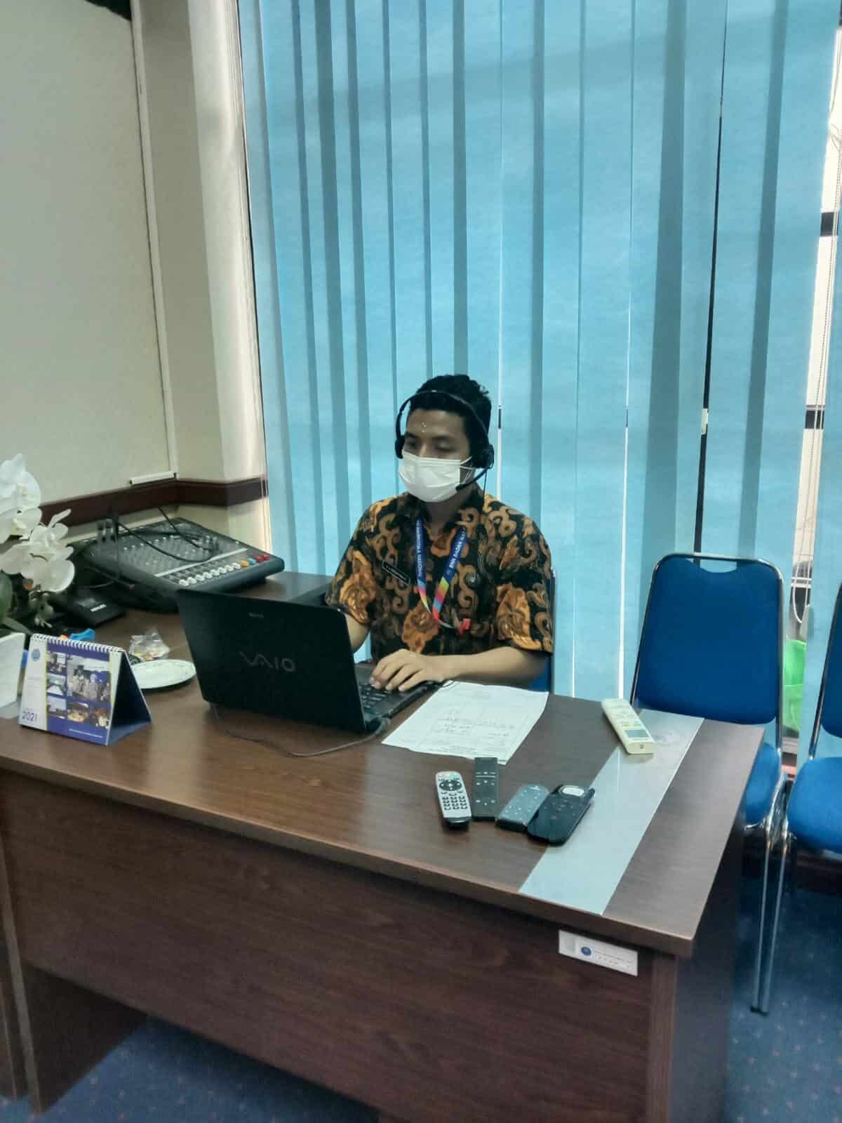 Rapat Virtual Analisa dan Evaluasi Website BNN. Konsep Otomatis