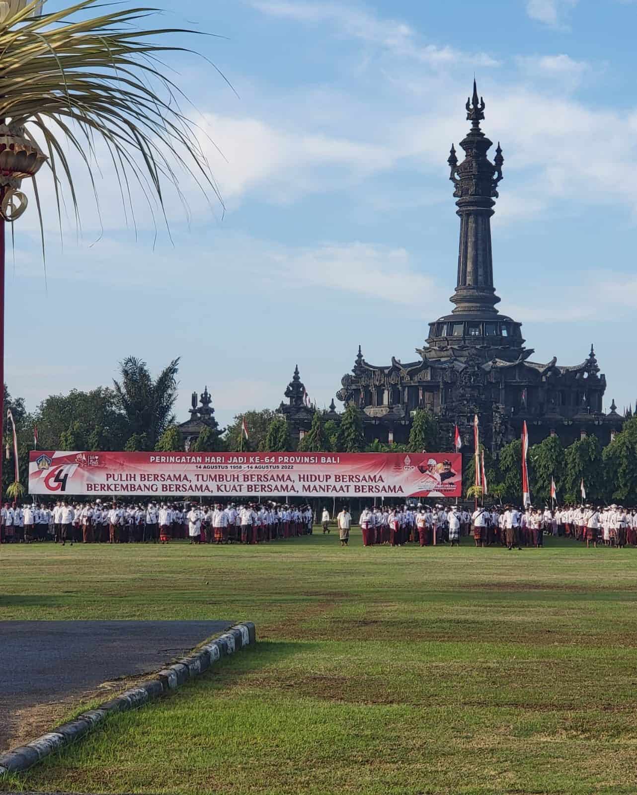 Upacara Peringatan Hari Jadi ke-64 Pemerintah Provinsi Bali Konsep Otomatis