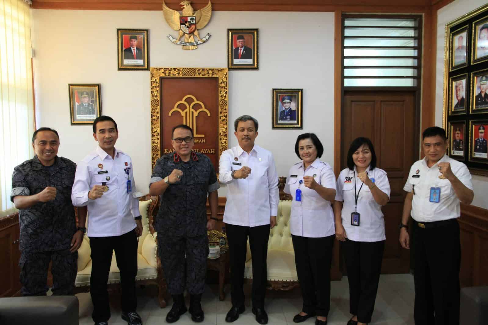 Kunjungan Kerja Kepala BNN Provinsi Bali ke Kanwil Kumham Bali Konsep Otomatis