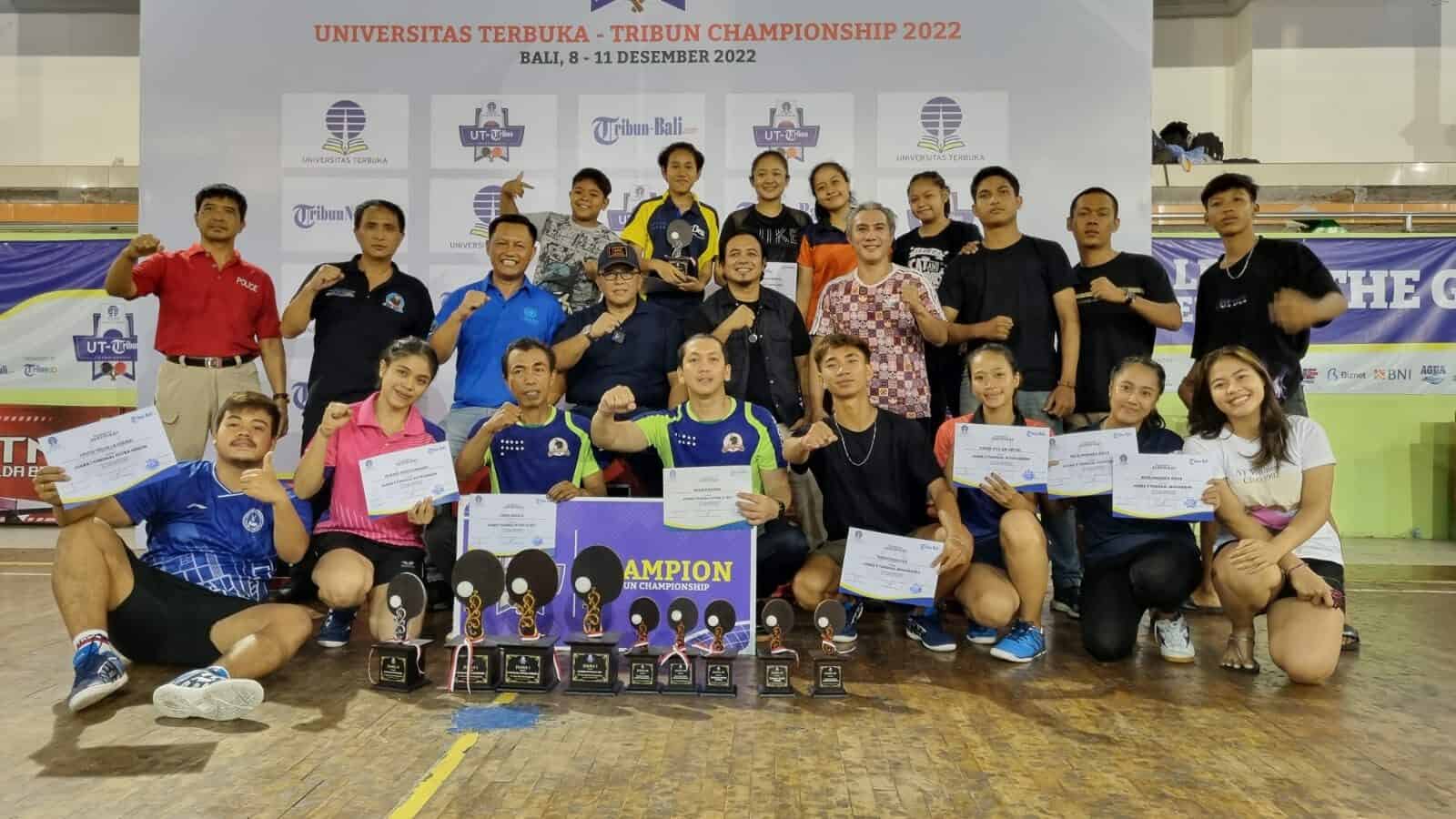 Penutupan UT- Tribun Bali Table Tennis Championship Open 2022 Konsep Otomatis