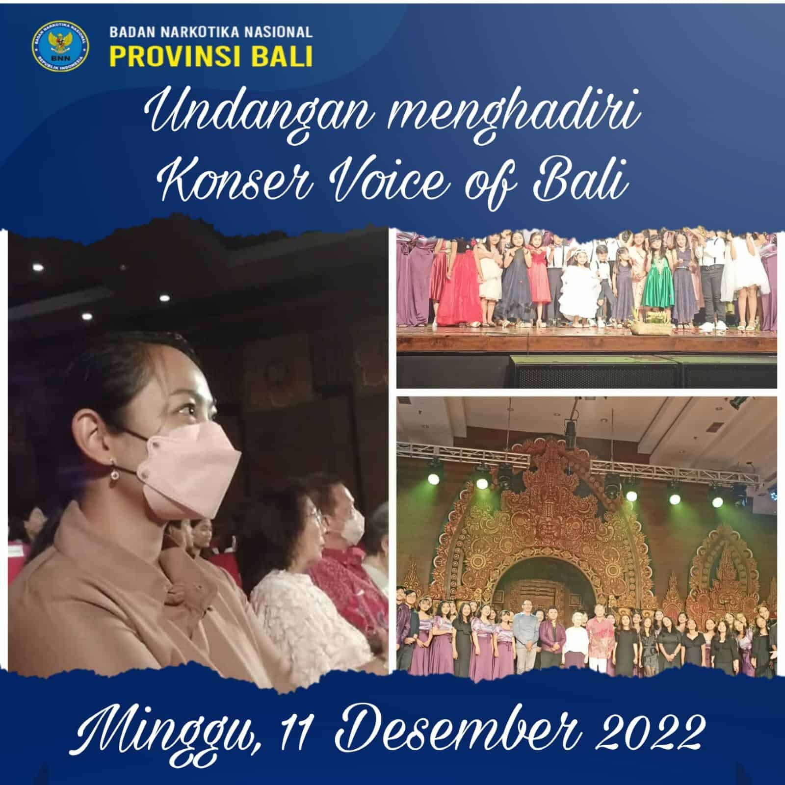 Menghadiri Konser Voice of Bali Konsep Otomatis