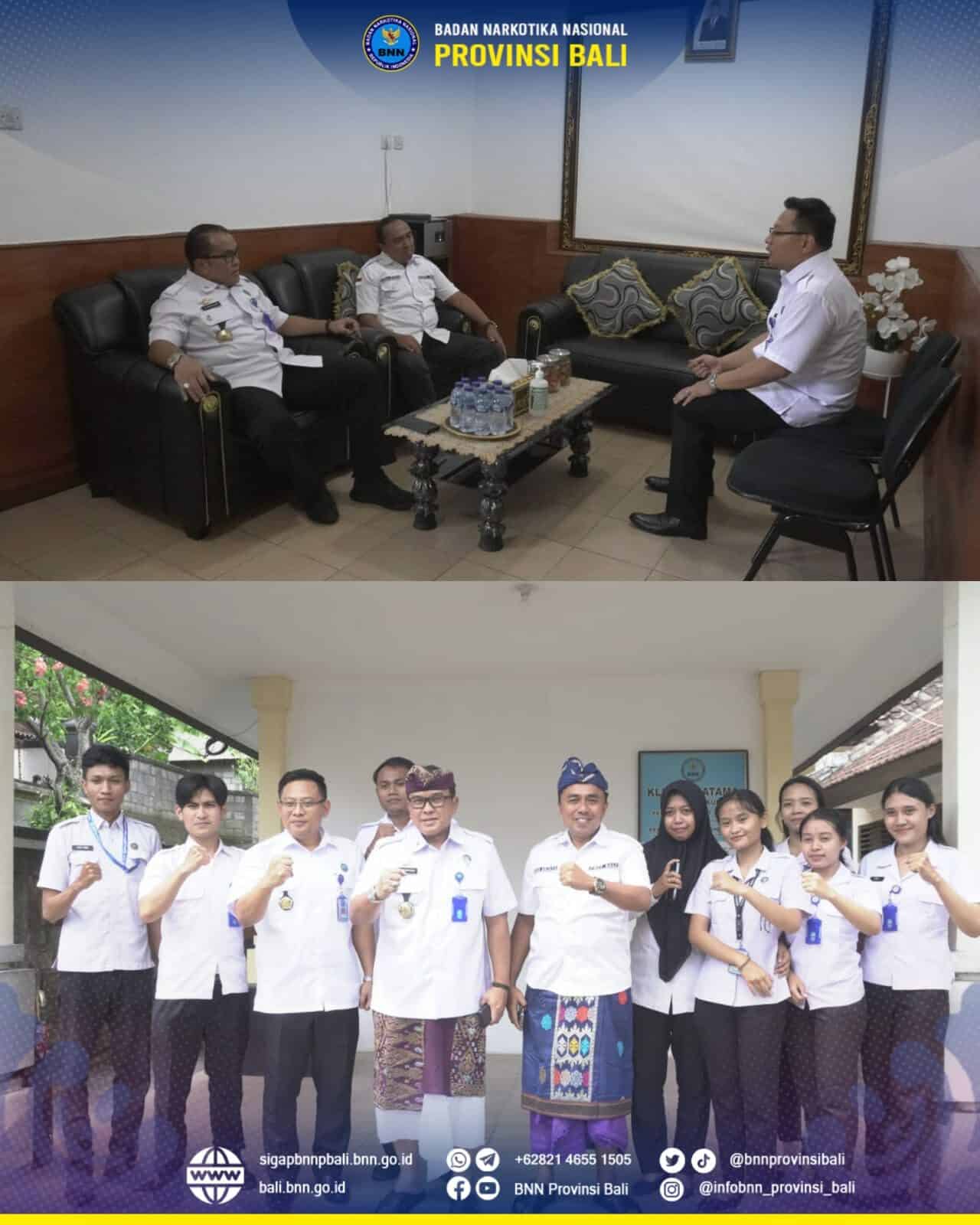Kunjungan Kerja Kepala BNNP Bali ke BNNK Klungkung Konsep Otomatis