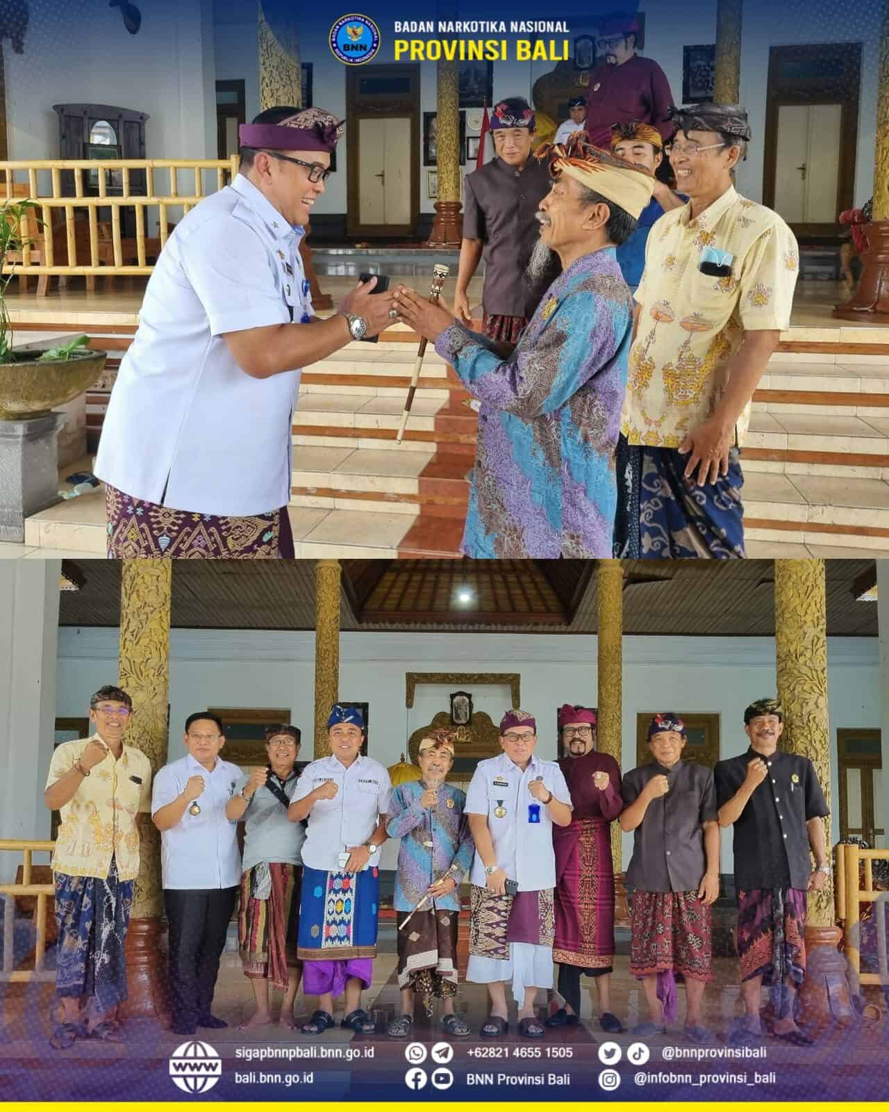 Kunjungan Kerja Kepala BNNP Bali ke Puri Agung Klungkung Konsep Otomatis