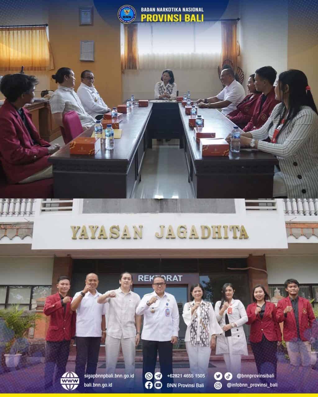 Audiensi Kepala BNNP Bali di Universitas Ngurah Rai Konsep Otomatis