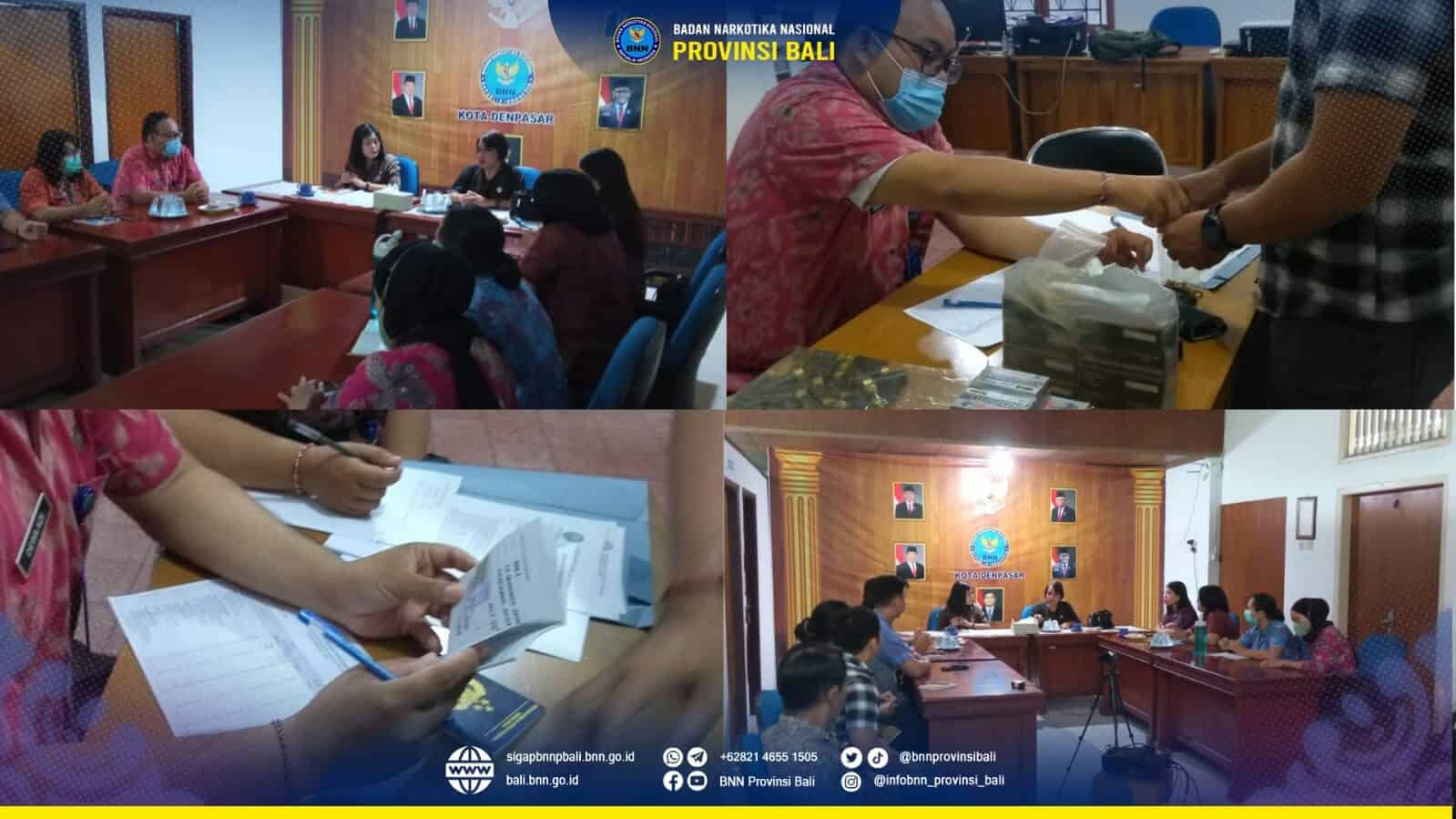 Monev SDM dan Barang Milik Negara (BMN) berupa senpi dan amunisi di BNN Kota Denpasar Konsep Otomatis