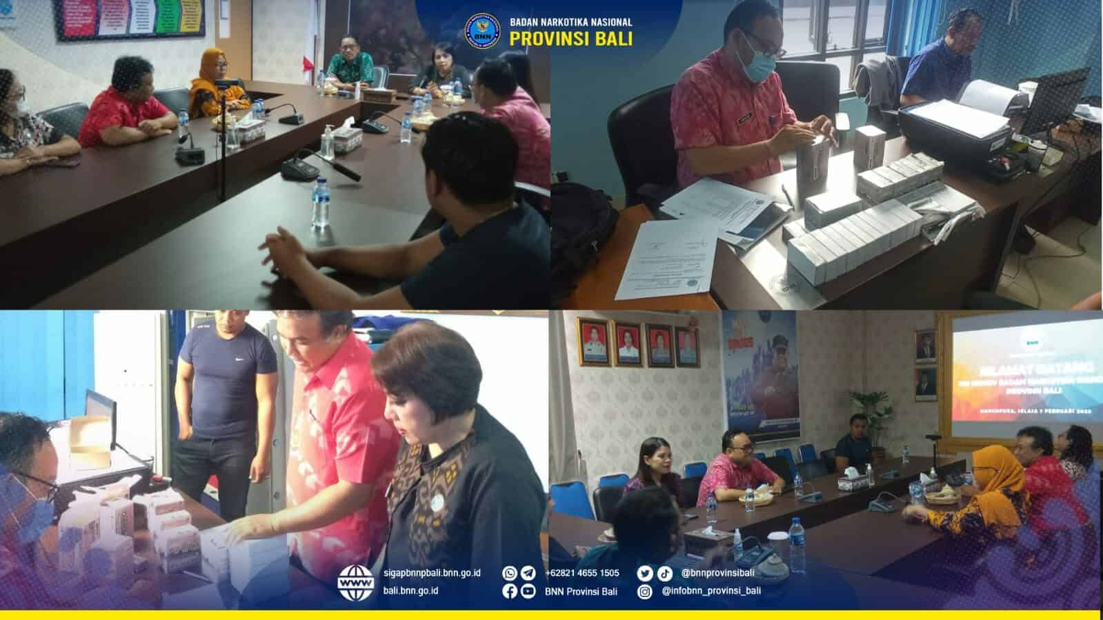 Monev SDM dan Barang Milik Negara (BMN) berupa senpi dan amunisi di BNN Kabupaten Badung Konsep Otomatis