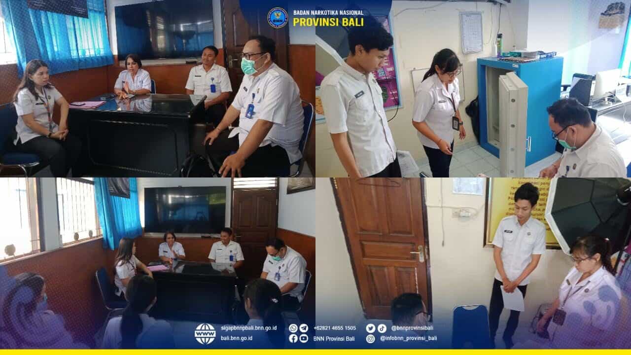 Monev SDM dan Barang Milik Negara (BMN) berupa senpi dan amunisi di BNN Kabupaten Klungkung Konsep Otomatis