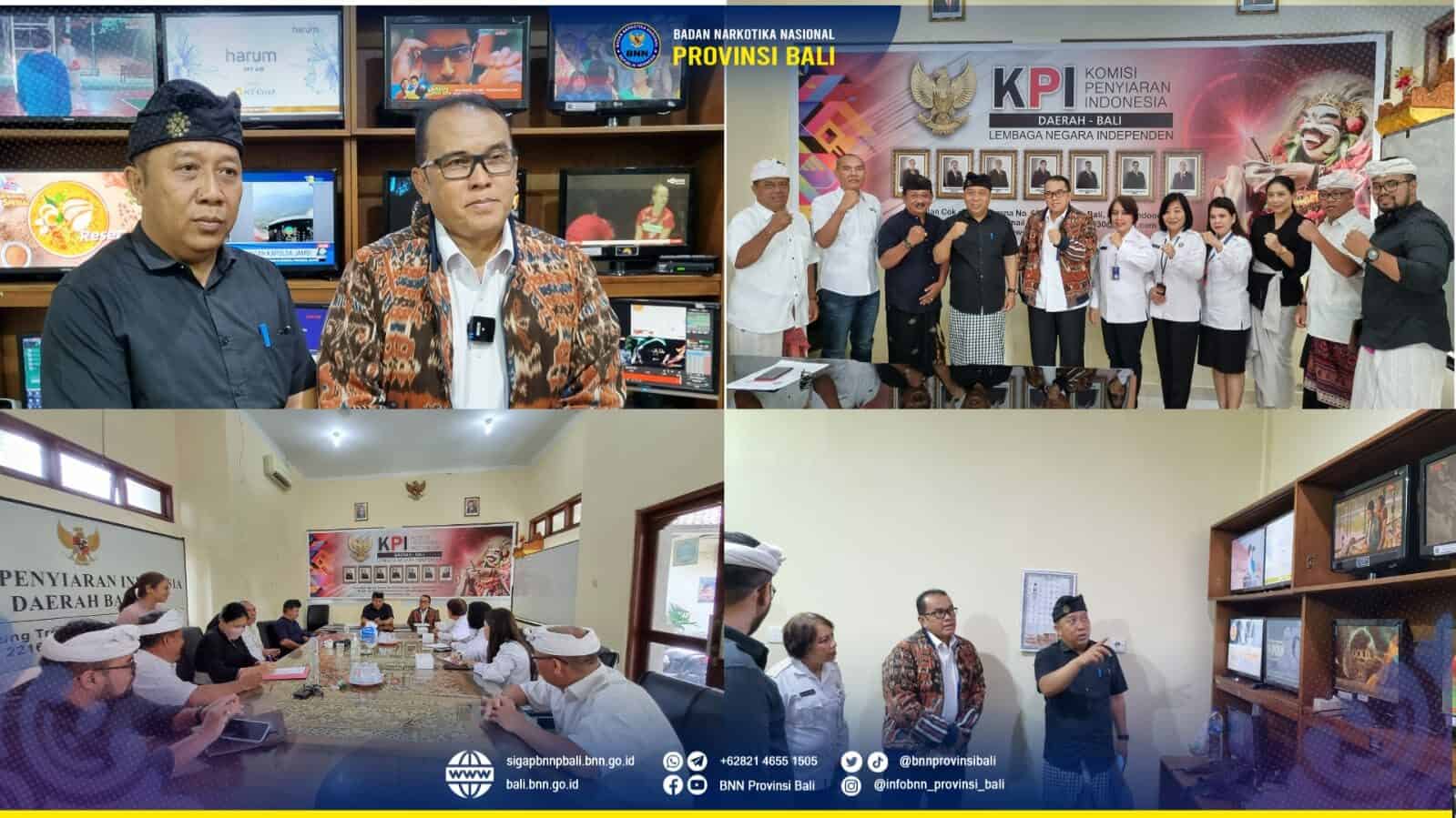 Audiensi Dengan Komisi Penyiaran Indonesia (KPI) Daerah Bali Konsep Otomatis