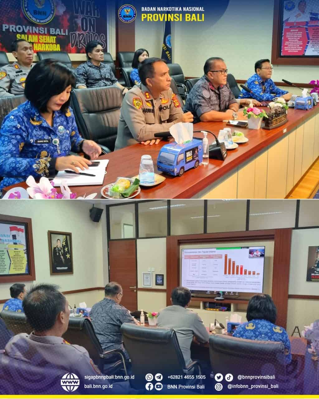 Virtual Zoom Rapat Koordinasi Penertiban Wisatawan Mancanegara Di Provinsi Bali Konsep Otomatis