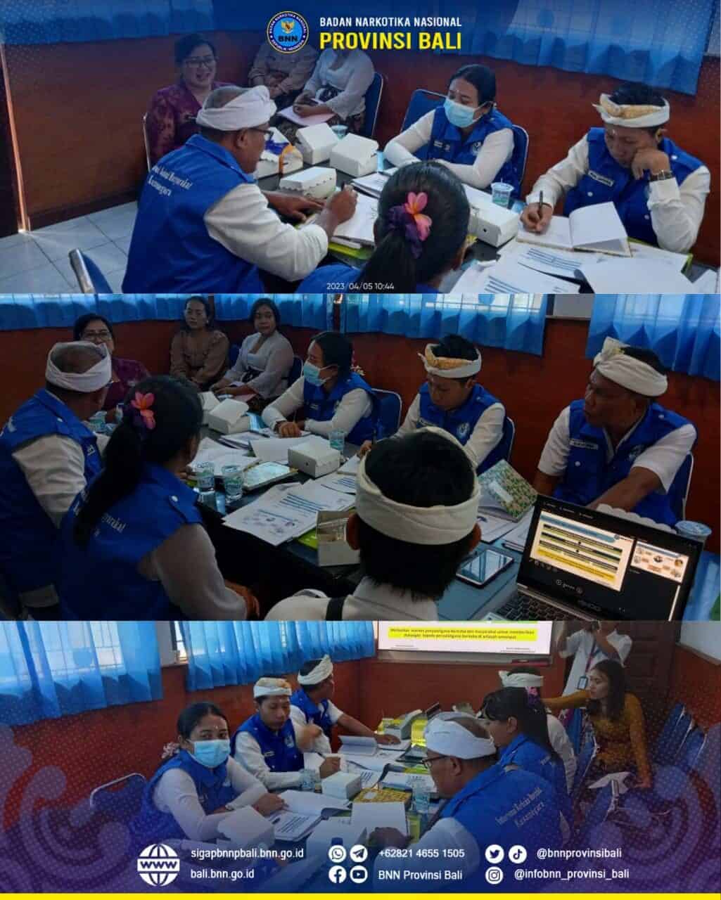 Kegiatan Bimbingan Teknis Petugas Agen Pemulihan Intervensi Berbasis Masyarakat (IBM) " Desa Kusamba - Klungkung Konsep Otomatis