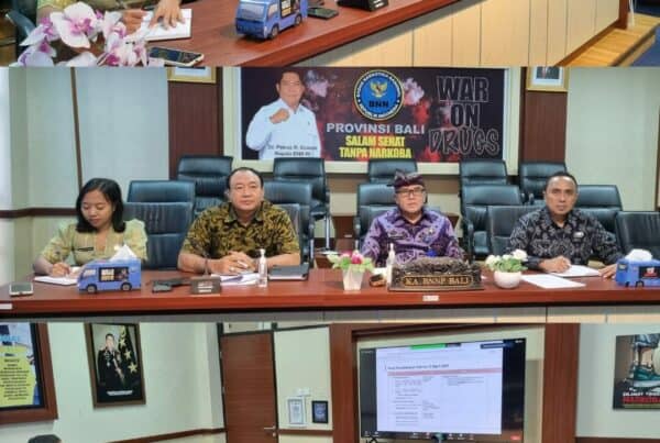 Virtual Zoom Rapat Penyampaian Hasil Rapat Koordinasi Tindak Lanjut Penertiban Wisatawan Mancanegara di Provinsi Bali.