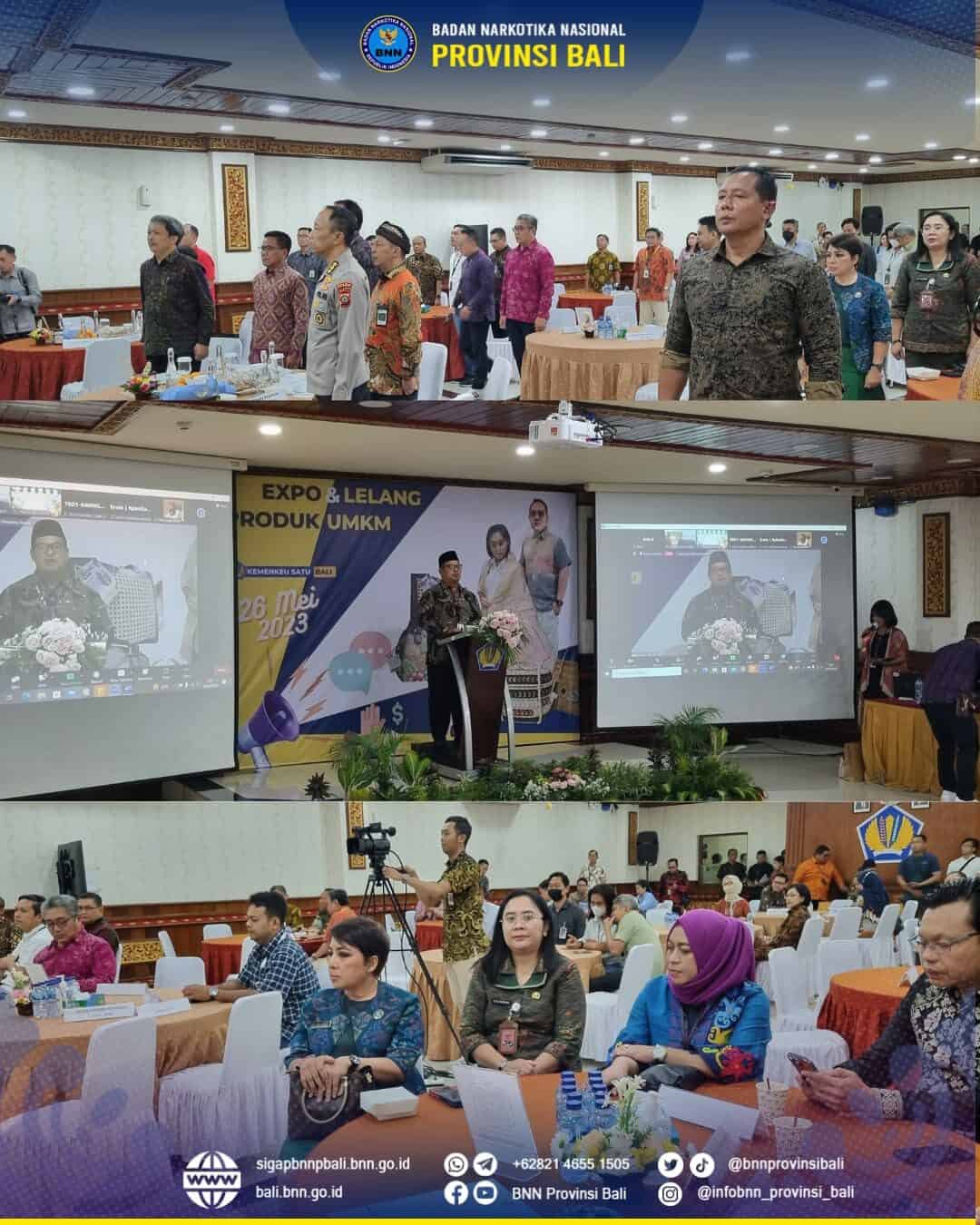 Menghadiri Undangan Kegiatan Expo dan Lelang Produk UMKM Provinsi Bali Konsep Otomatis