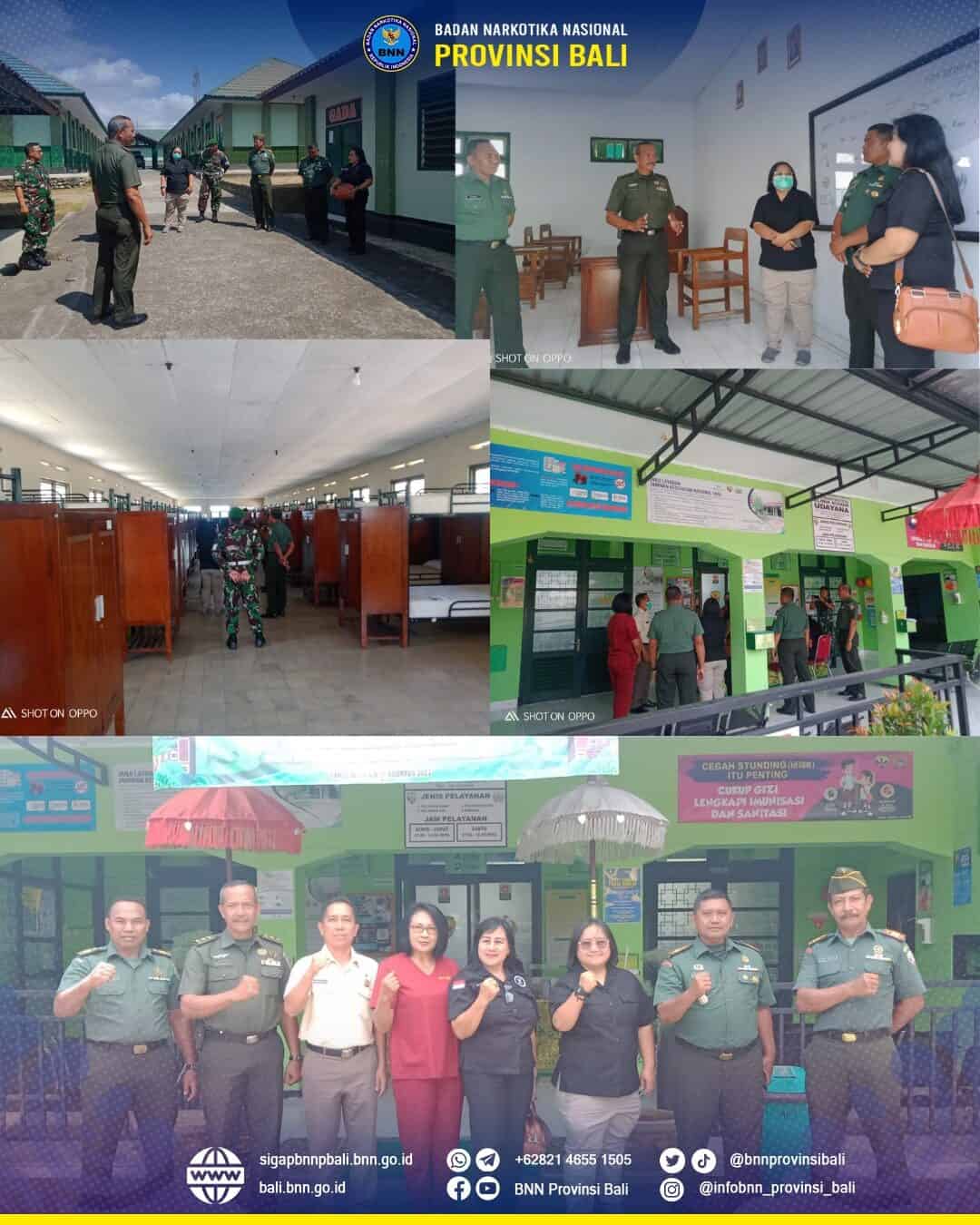 Koordinasi pelaksanaan program rehabilitasi sekaligus peninjauan sarana fasilitas di Rindam IX/Udayana Konsep Otomatis