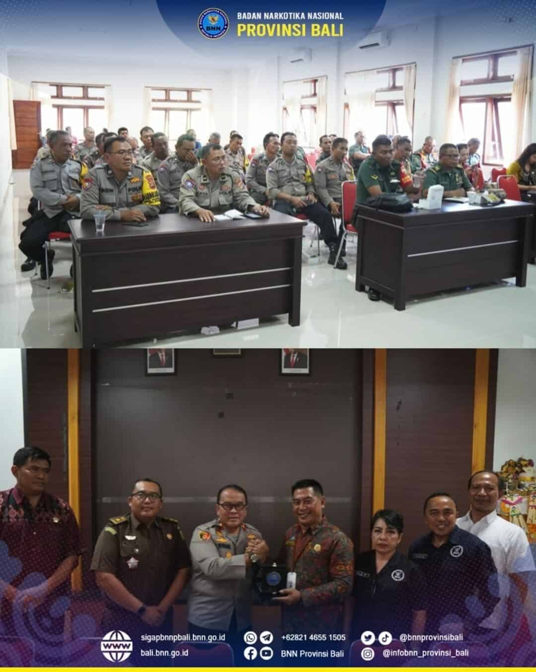 Rapat Koordinasi Penanganan Tindak Pidana Narkotika Secara Extraordinary di Kabupaten Jembrana Konsep Otomatis