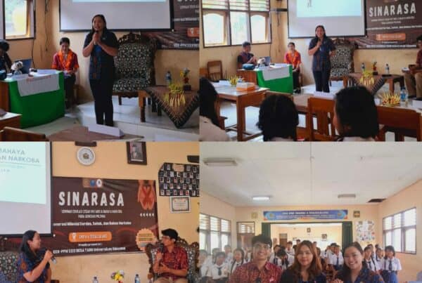 Sosialisasi Bahaya Narkoba kepada OSIS SMPN 4 Tegallalang, Desa Taro, Gianyar dalam program KKN Universitas Udayana Konsep Otomatis