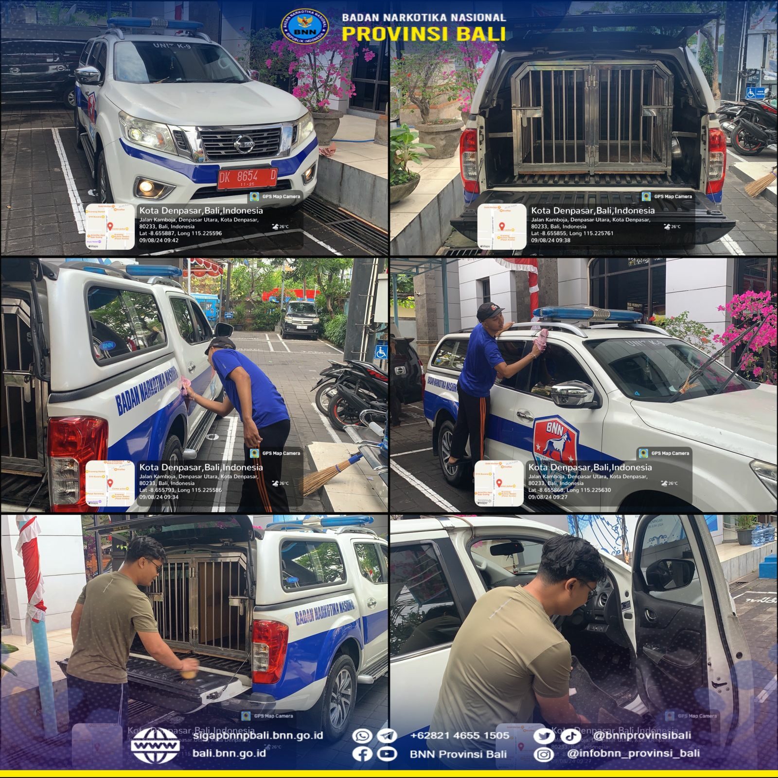 Perawatan dan Pemeliharaan Kendaraan Dinas Navara K-9 BNNP Bali Konsep Otomatis