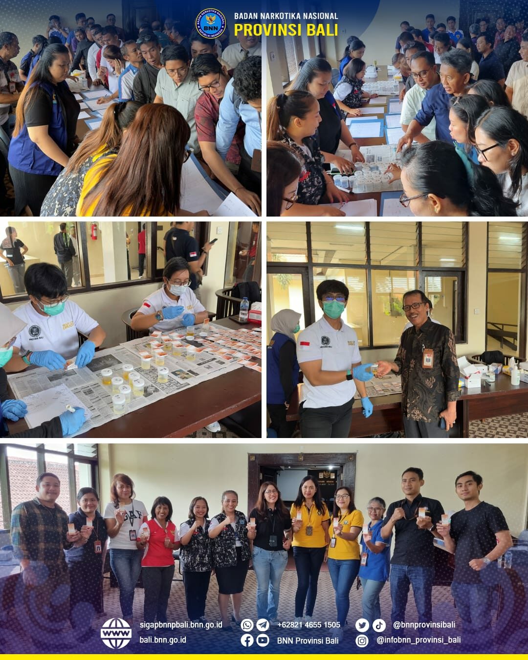 Pelaksanaan Kegiatan Pemberdayaan Masyarakat Anti Narkoba melalui Test Urine bagi ASN dan PPNPN Politeknik Negeri Bali Konsep Otomatis