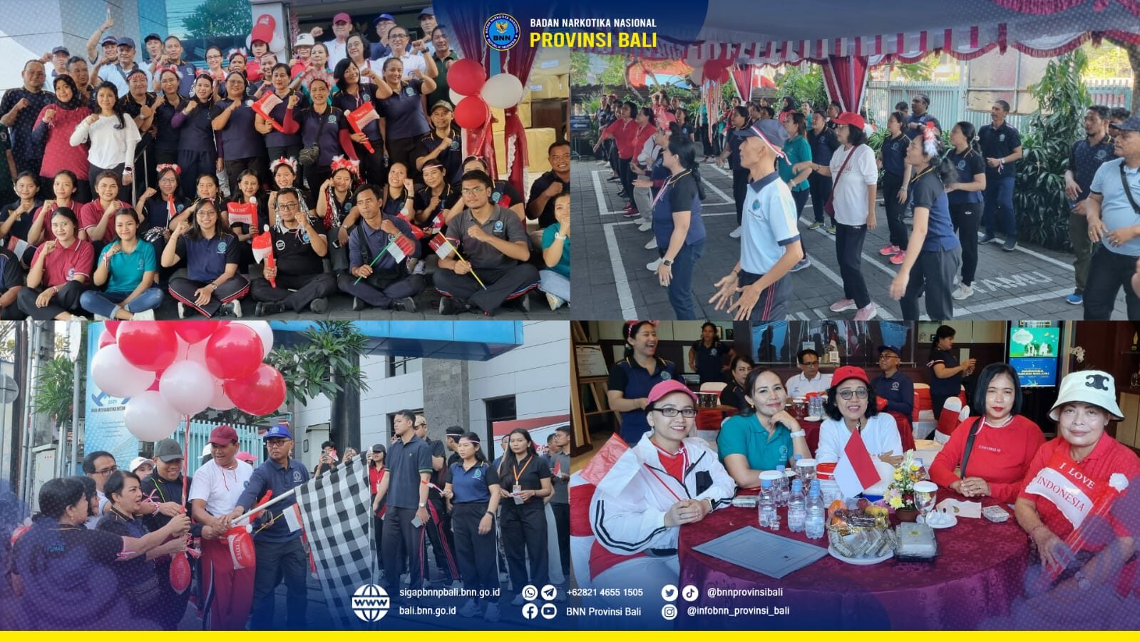 Jalan Sehat Tanpa Narkoba Konsep Otomatis