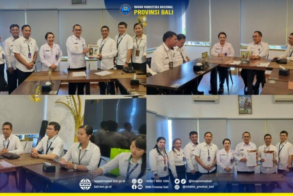 Penandatanganan Perjanjian Kerja Sama BNN Provinsi Bali Dengan PT. Pegadaian Kanwil VII Denpasar Konsep Otomatis