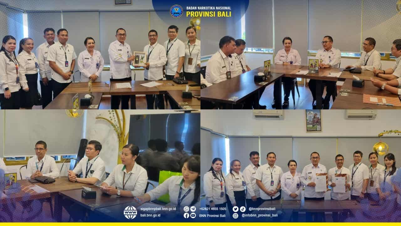 Penandatanganan Perjanjian Kerja Sama BNN Provinsi Bali Dengan PT. Pegadaian Kanwil VII Denpasar Konsep Otomatis