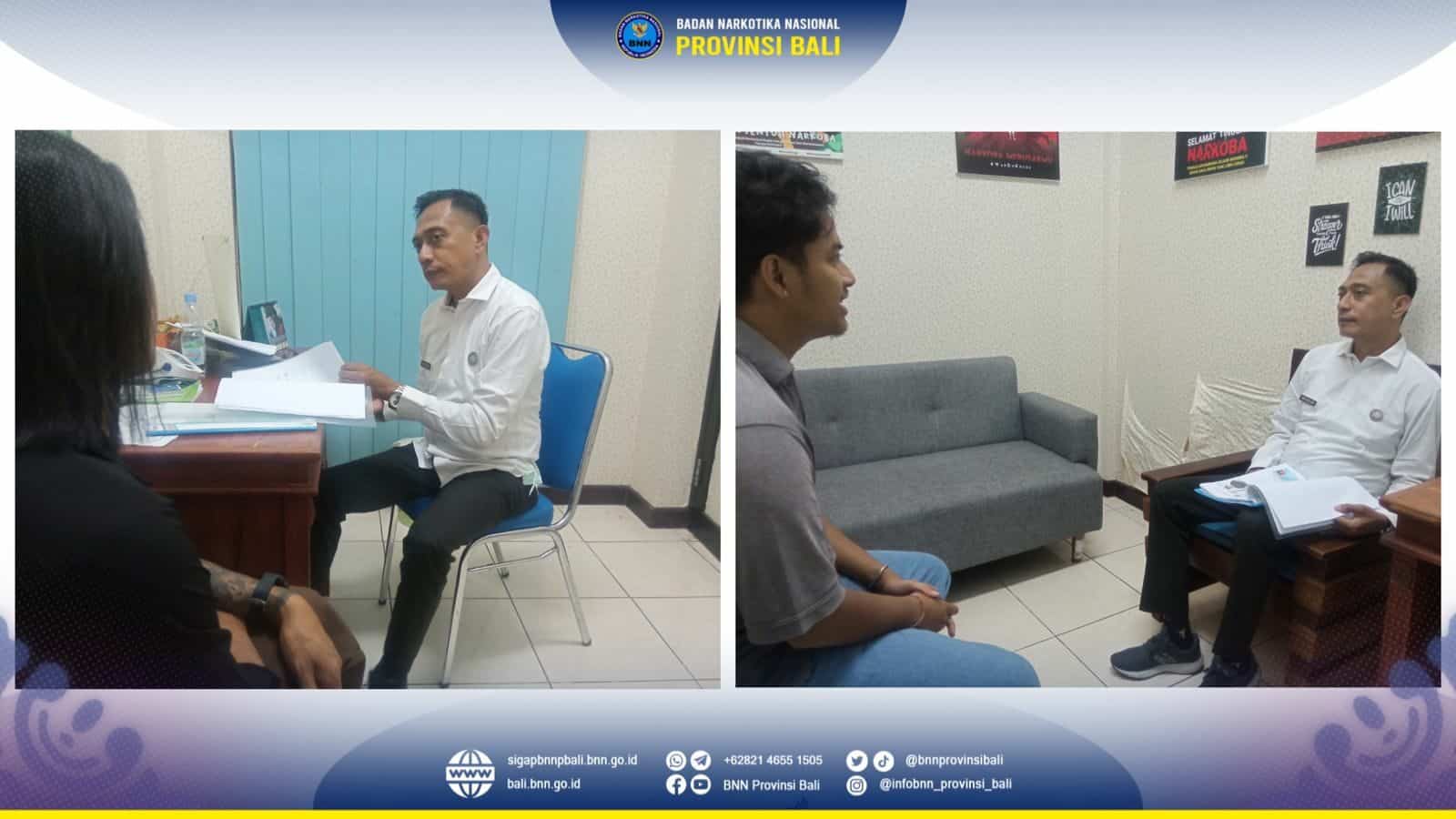 Penandatanganan Perjanjian Kerja Sama BNN Provinsi Bali Dengan PT. Pegadaian Kanwil VII Denpasar Konsep Otomatis