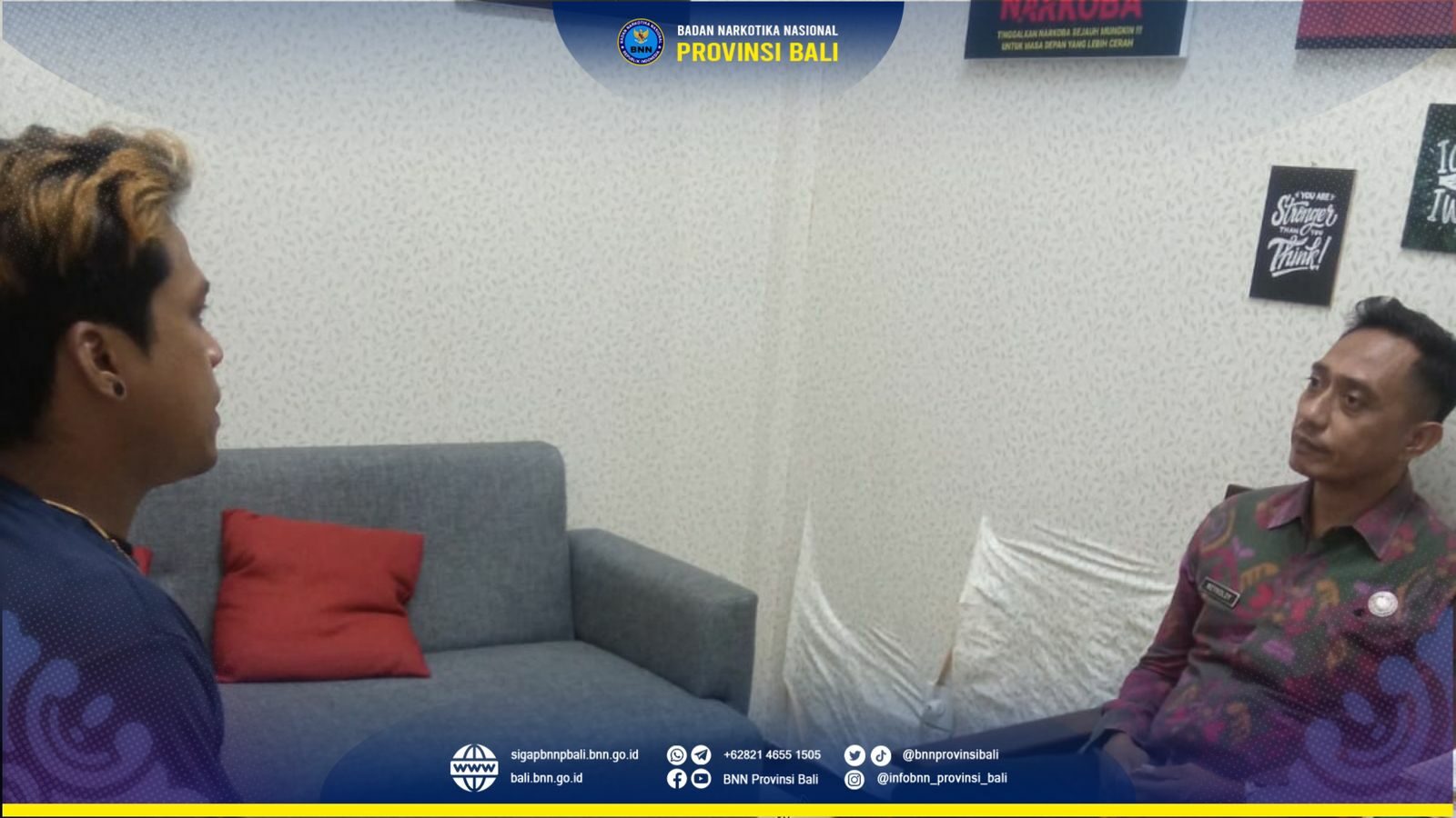 Penandatanganan Perjanjian Kerja Sama BNN Provinsi Bali Dengan PT. Pegadaian Kanwil VII Denpasar Konsep Otomatis