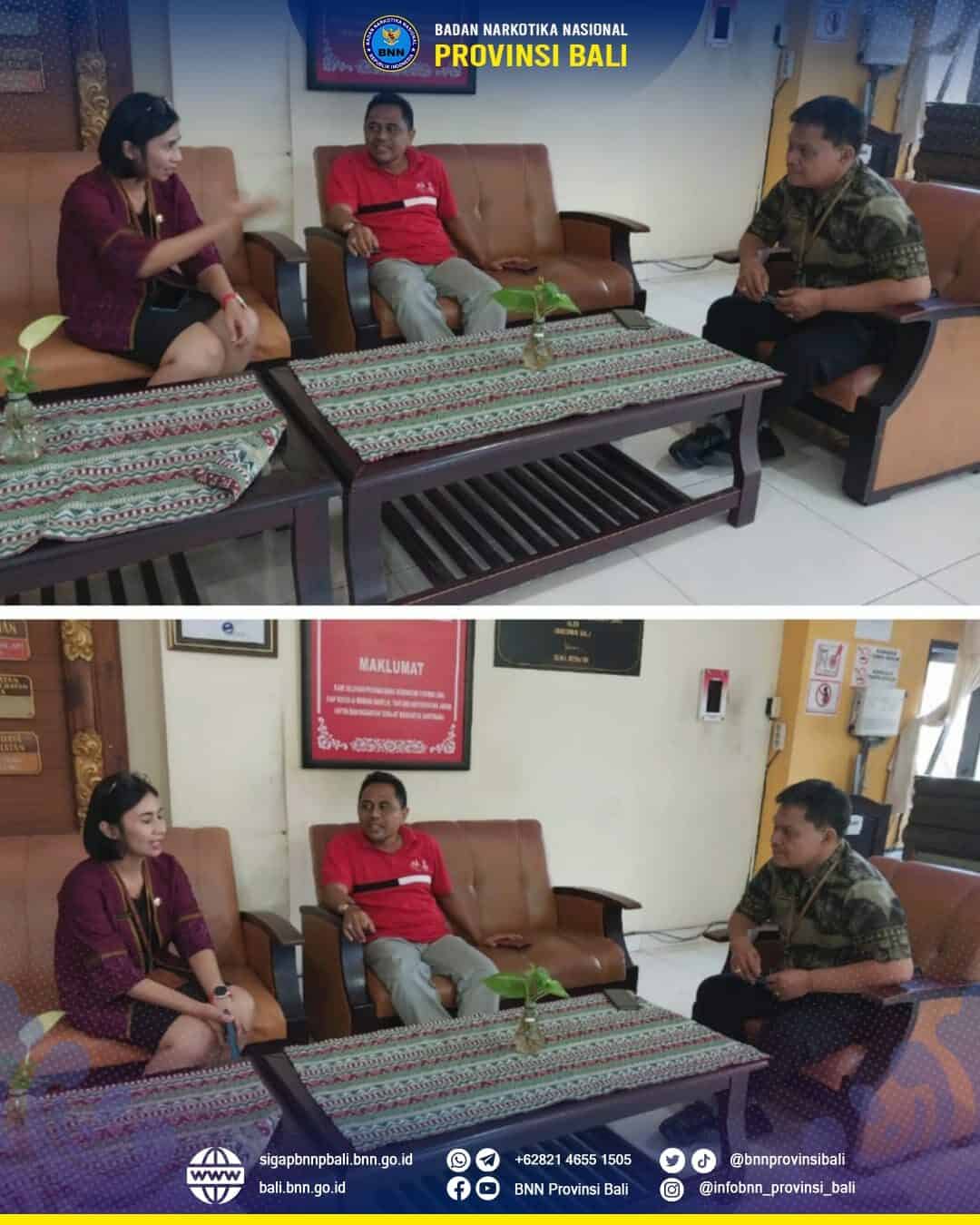 Penandatanganan Perjanjian Kerja Sama BNN Provinsi Bali Dengan PT. Pegadaian Kanwil VII Denpasar Konsep Otomatis