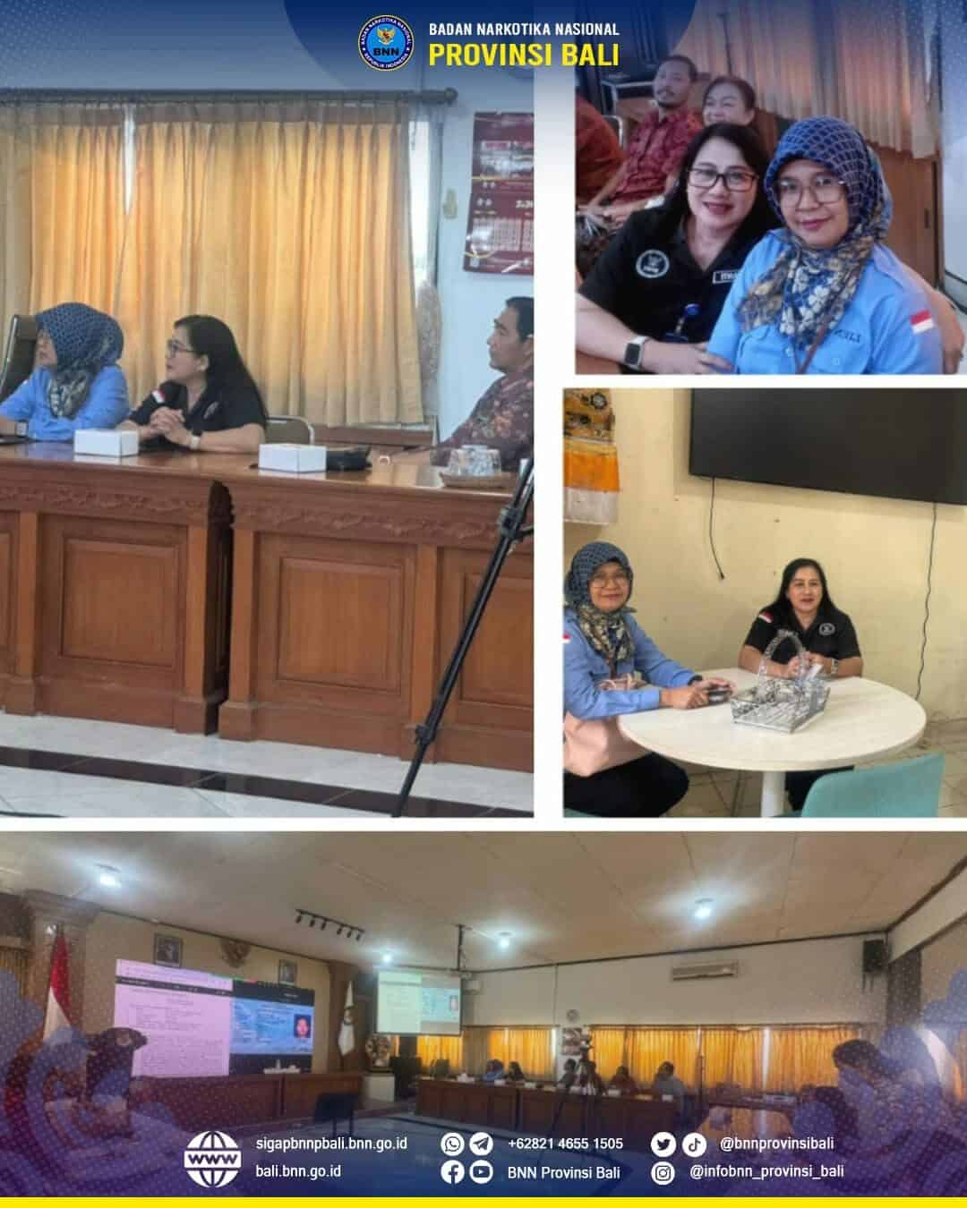 Penandatanganan Perjanjian Kerja Sama BNN Provinsi Bali Dengan PT. Pegadaian Kanwil VII Denpasar Konsep Otomatis