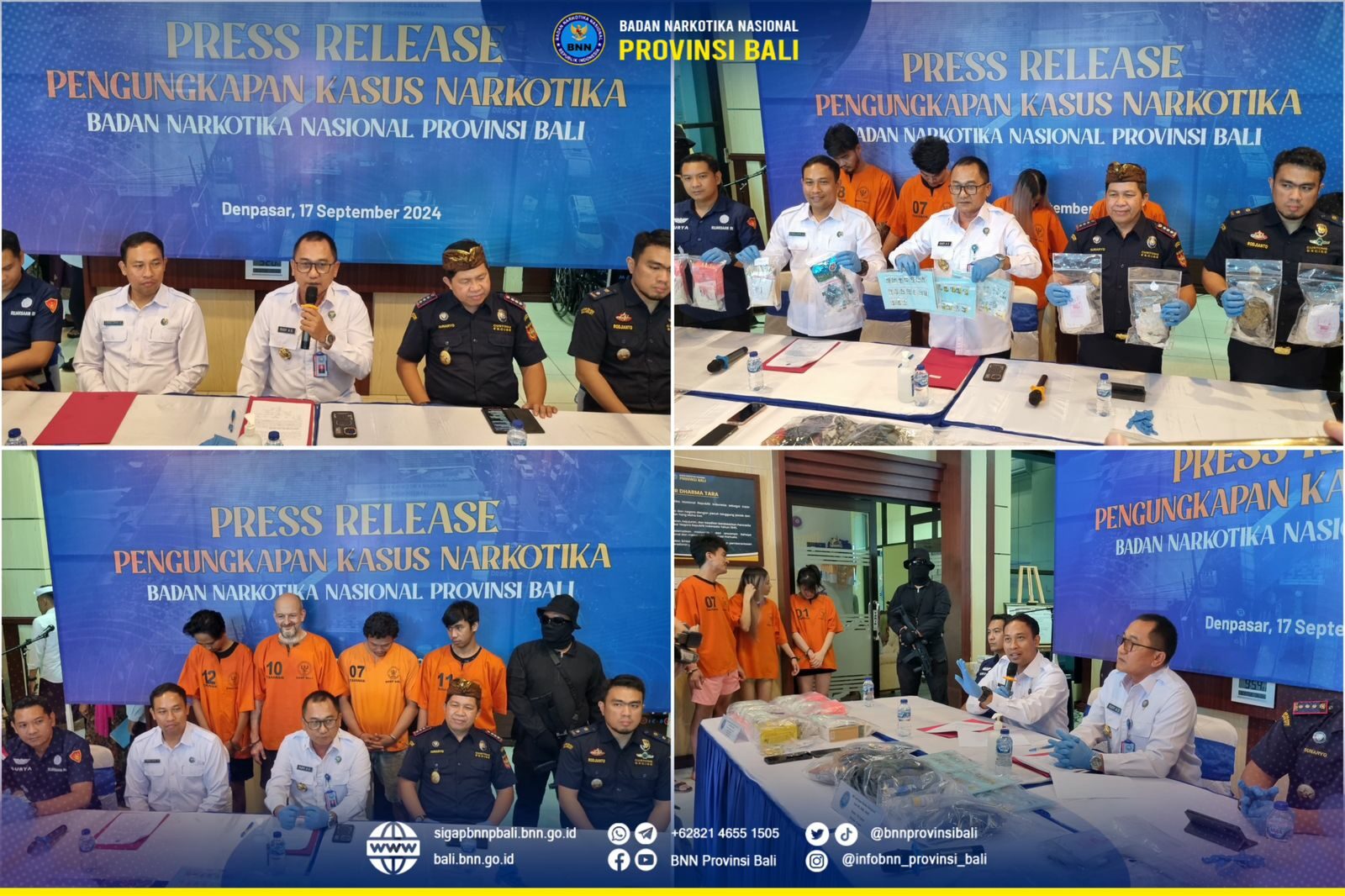 Penandatanganan Perjanjian Kerja Sama BNN Provinsi Bali Dengan PT. Pegadaian Kanwil VII Denpasar Konsep Otomatis