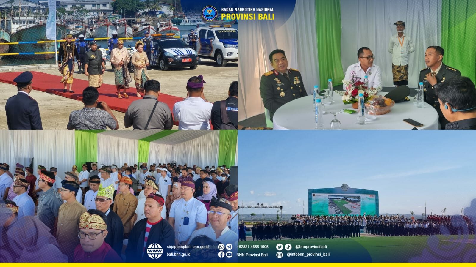 Upacara Peringatan Hari Perhubungan Nasional Konsep Otomatis