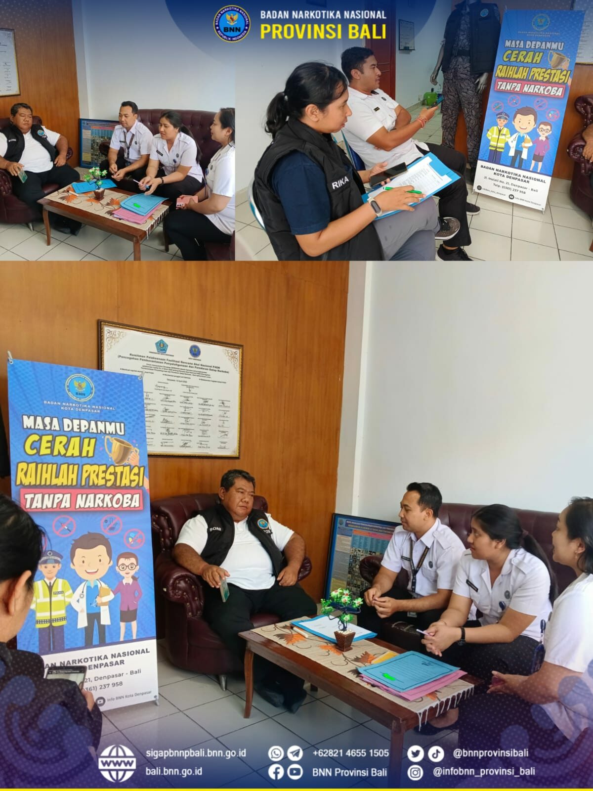 Monitoring Pelaksanaan Informasi dan Edukasi di BNN Kota Denpasar Konsep Otomatis