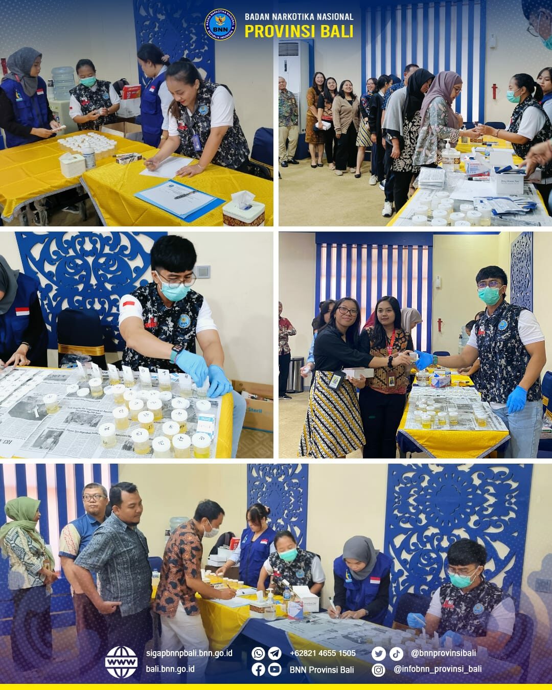 Pemberdayaan Masyarakat Anti Narkoba melalui Test Urine kepada Pegawai Kanwil DJP Bali Konsep Otomatis