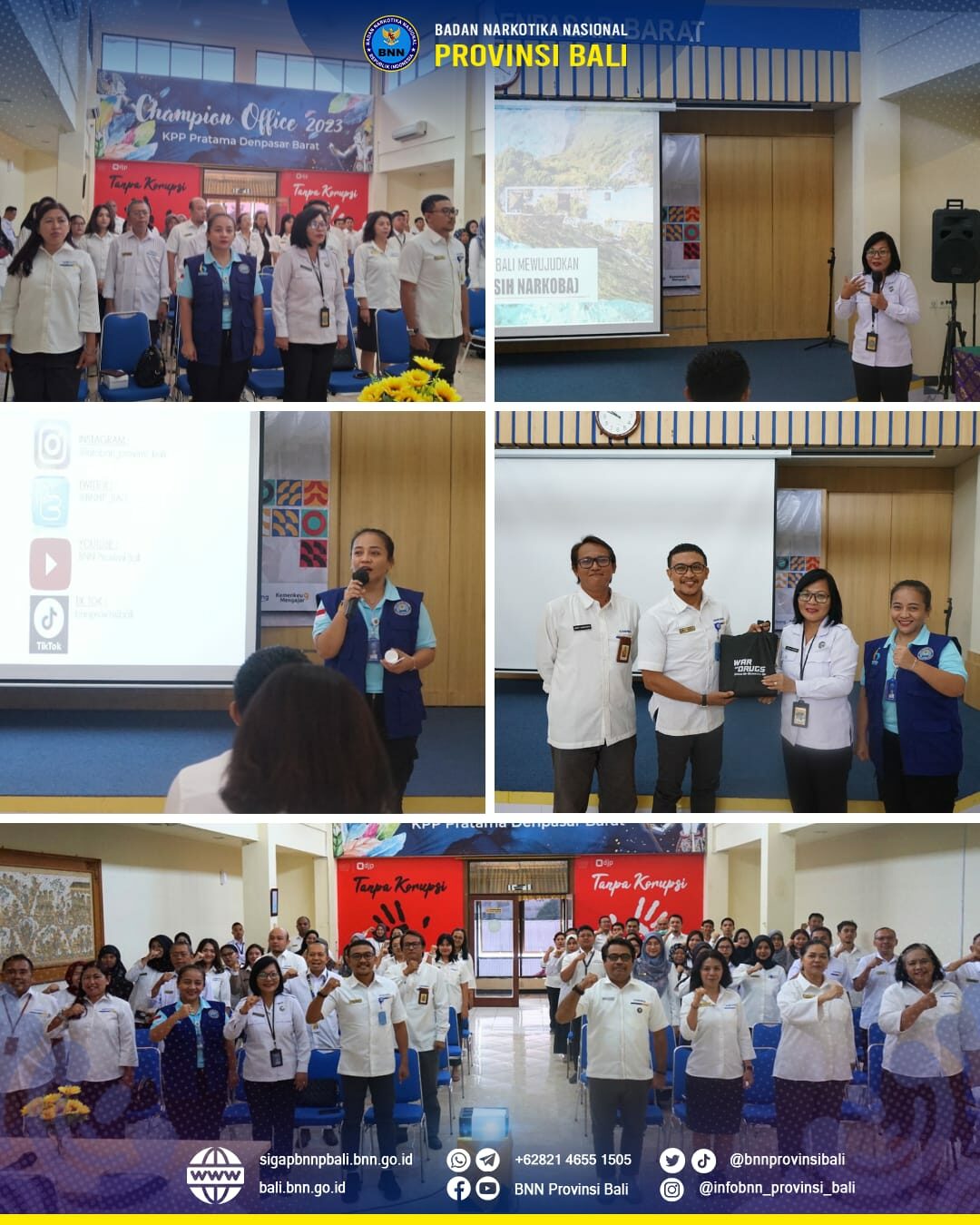 Pelaksanaan Kegiatan Sosialisasi P4GN kepada Pegawai di Lingkungan KPP Pratama Denpasar Barat Konsep Otomatis