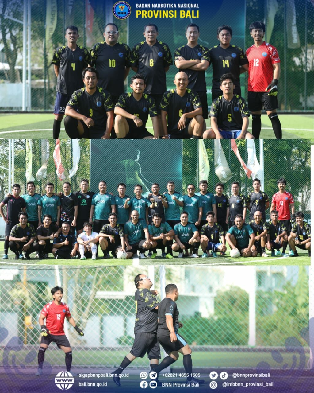 Laga Persahabatan BNN Provinsi Bali VS DISHUB Provinsi Bali Konsep Otomatis