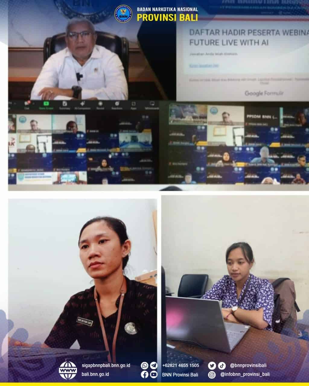 Mengikuti Webinar “Future Life With AI” Secara Virtual Konsep Otomatis