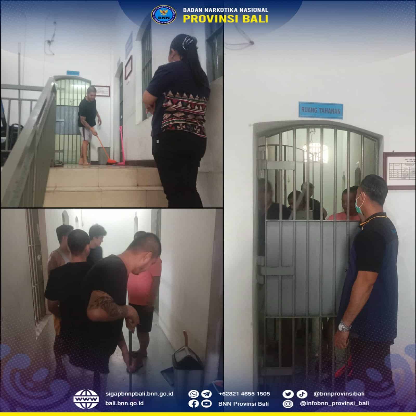 Pembinaan Kesehatan Tahanan dengan Pelaksanaan Kebersihan Rutan oleh Tahanan Rutan BNNP Bali Konsep Otomatis