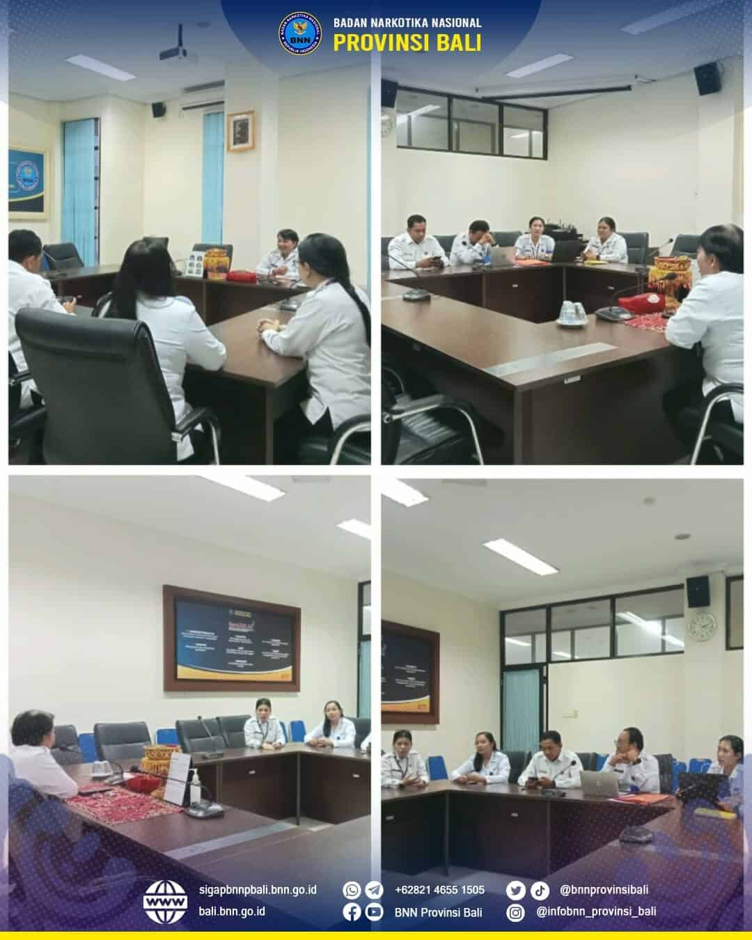 Rapat Tim Unit Kepatuhan Internal (UKI) BNN Provinsi Bali Tahun 2024 Konsep Otomatis