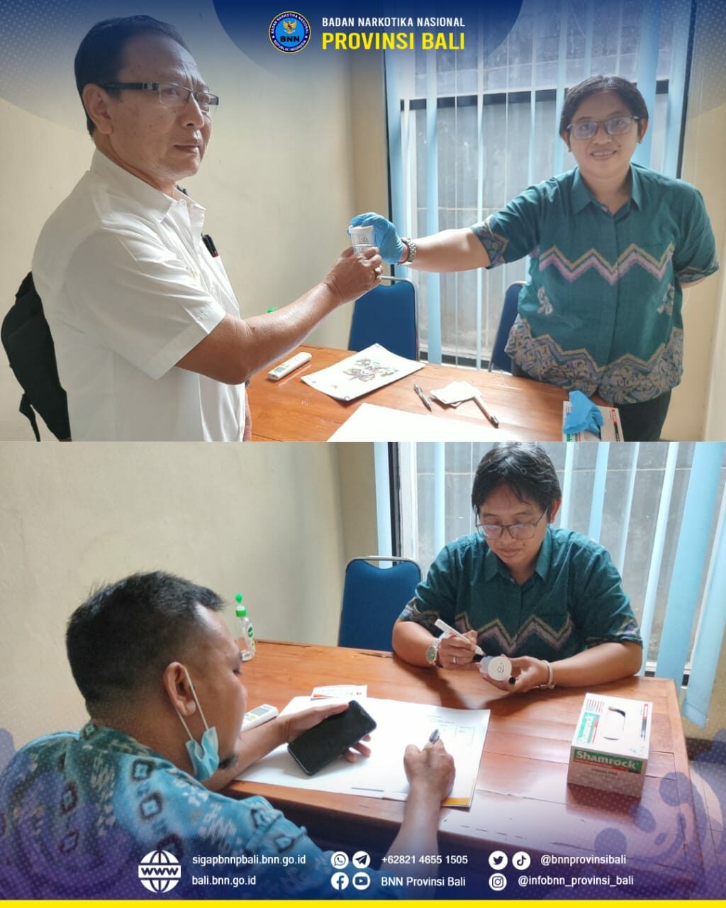 Pemberdayaan Masyarakat Anti Narkoba melalui Test Urine susulan kepada Pegawai di Lingkungan Lembaga Layanan Pendidikan Tinggi (LLDIKTI) Wilayah VIII Bali dan Nusa Tenggara Barat Konsep Otomatis